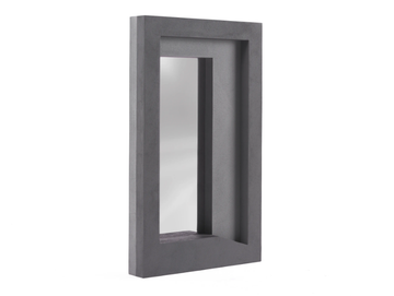 UNDISM - Rectangular framed wall-mounted wooden mirror by JCP UNIVERSE - view 3